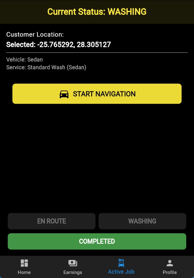 On route and arrival statuses